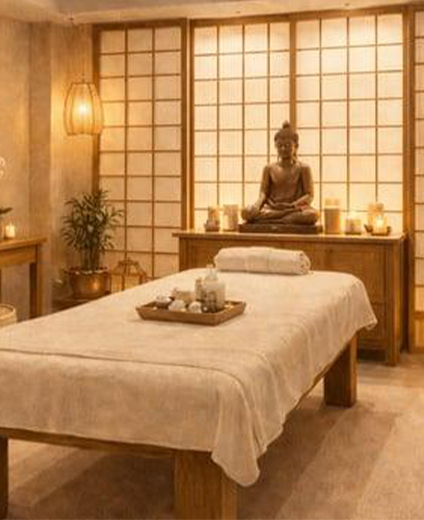 Le massage — un moment qui lui appartient
